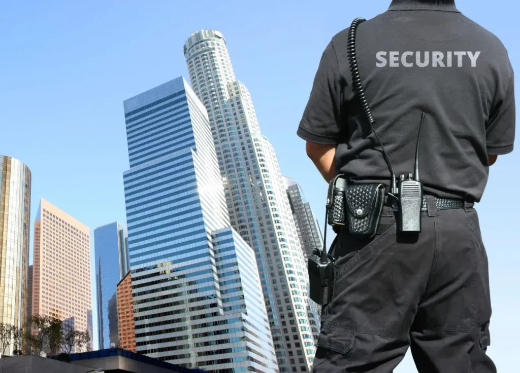 Commercial property security guard company